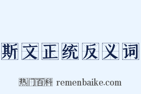 斯文正统反义词是什么意思的图片